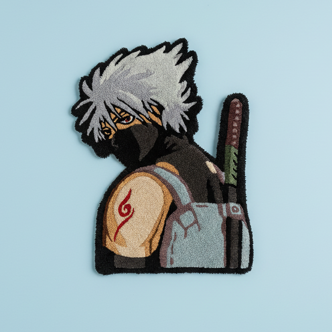 Anbu Kakashi Hand-Tufted Rug
