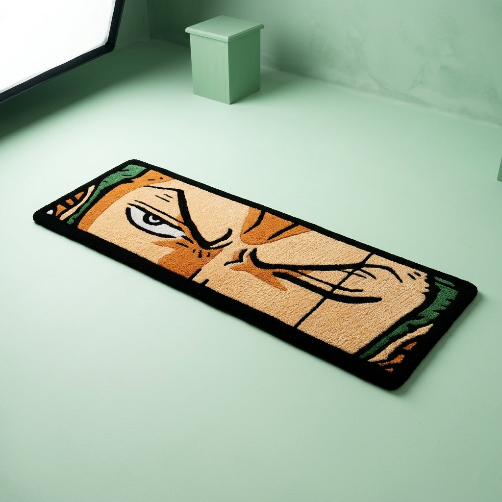 Roronoa Zoro One Piece Hand-Tufted Rug