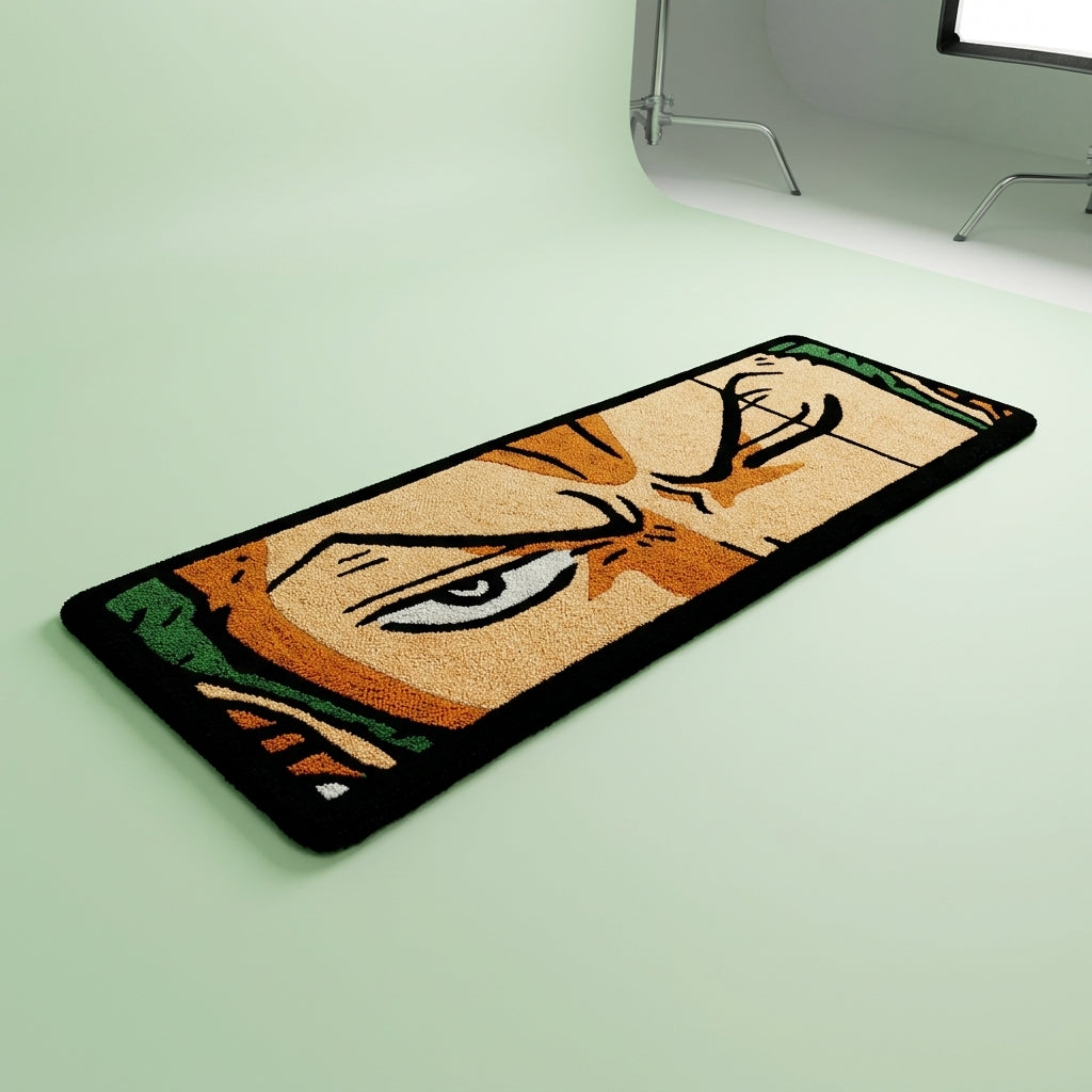 Roronoa Zoro One Piece Hand-Tufted Rug
