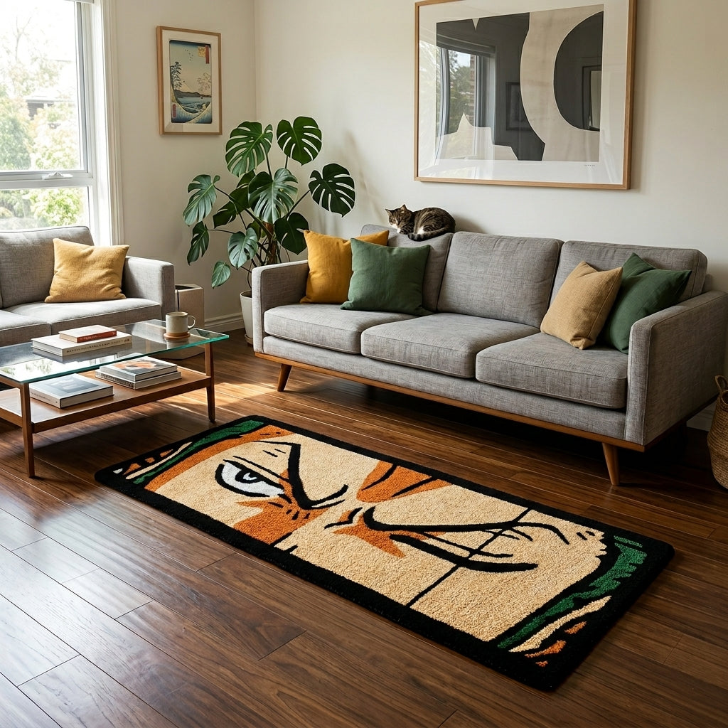 Roronoa Zoro One Piece Hand-Tufted Rug