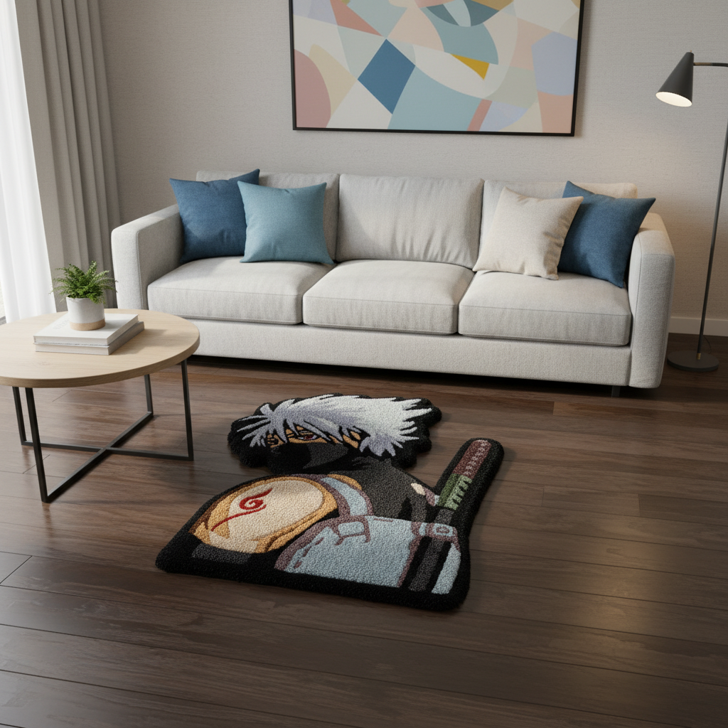 Anbu Kakashi Hand-Tufted Rug