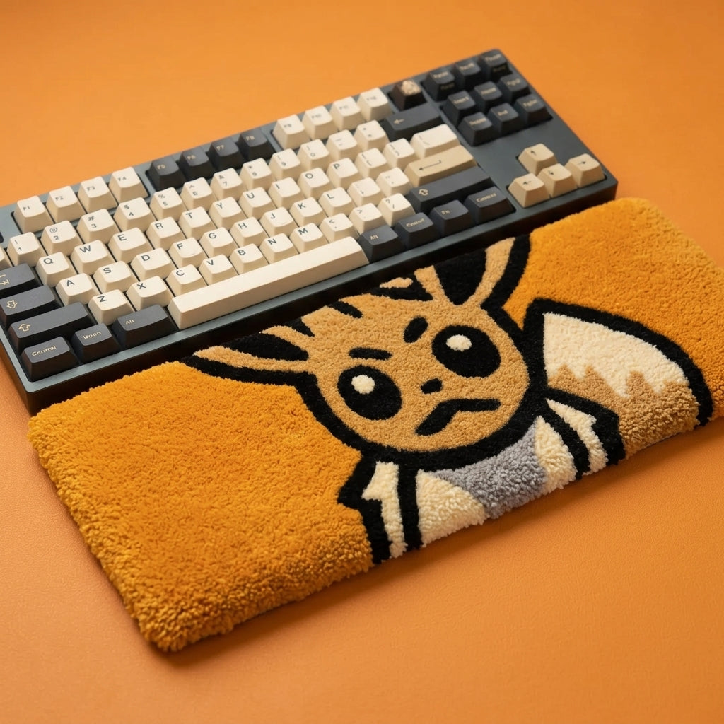 Eevee Pokemon Keyboard Rug