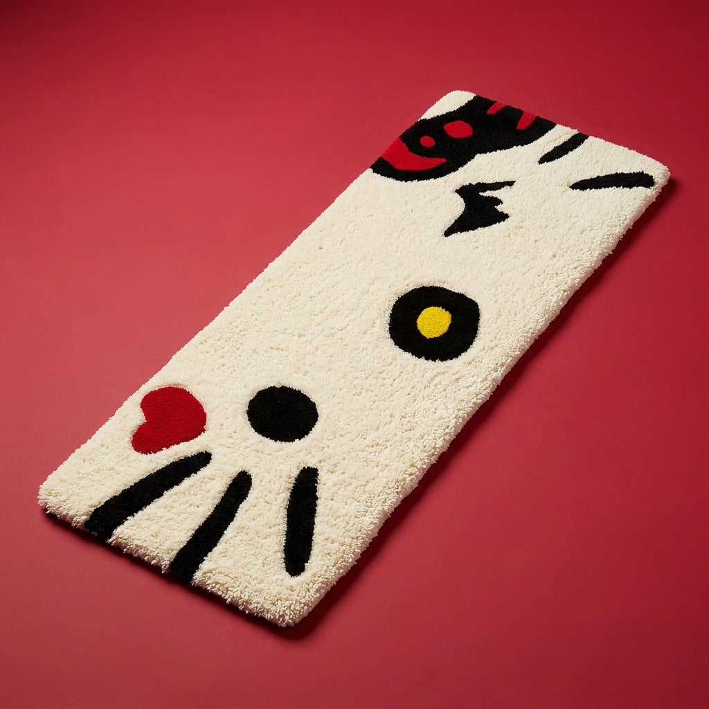 Red Hello Kitty Special Keyboard Rug