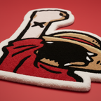 Luffy one piece hand tufted rug