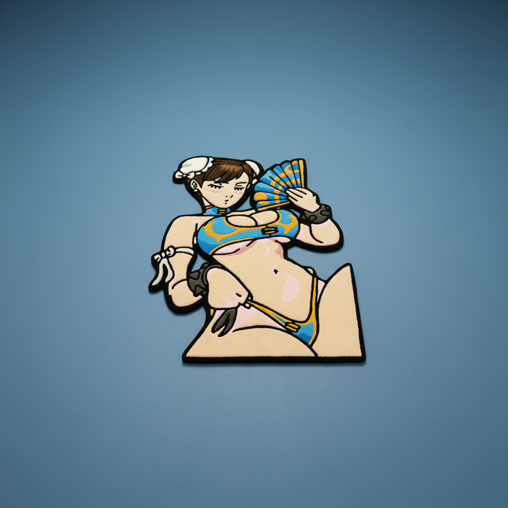 Street Fighter Chun-Li Mai Hand-Tufted Rug