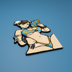 Street Fighter Chun-Li Mai Hand-Tufted Rug