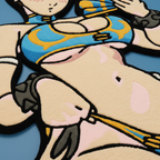 Street Fighter Chun-Li Mai Hand-Tufted Rug
