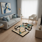 Street Fighter Chun-Li Mai Hand-Tufted Rug