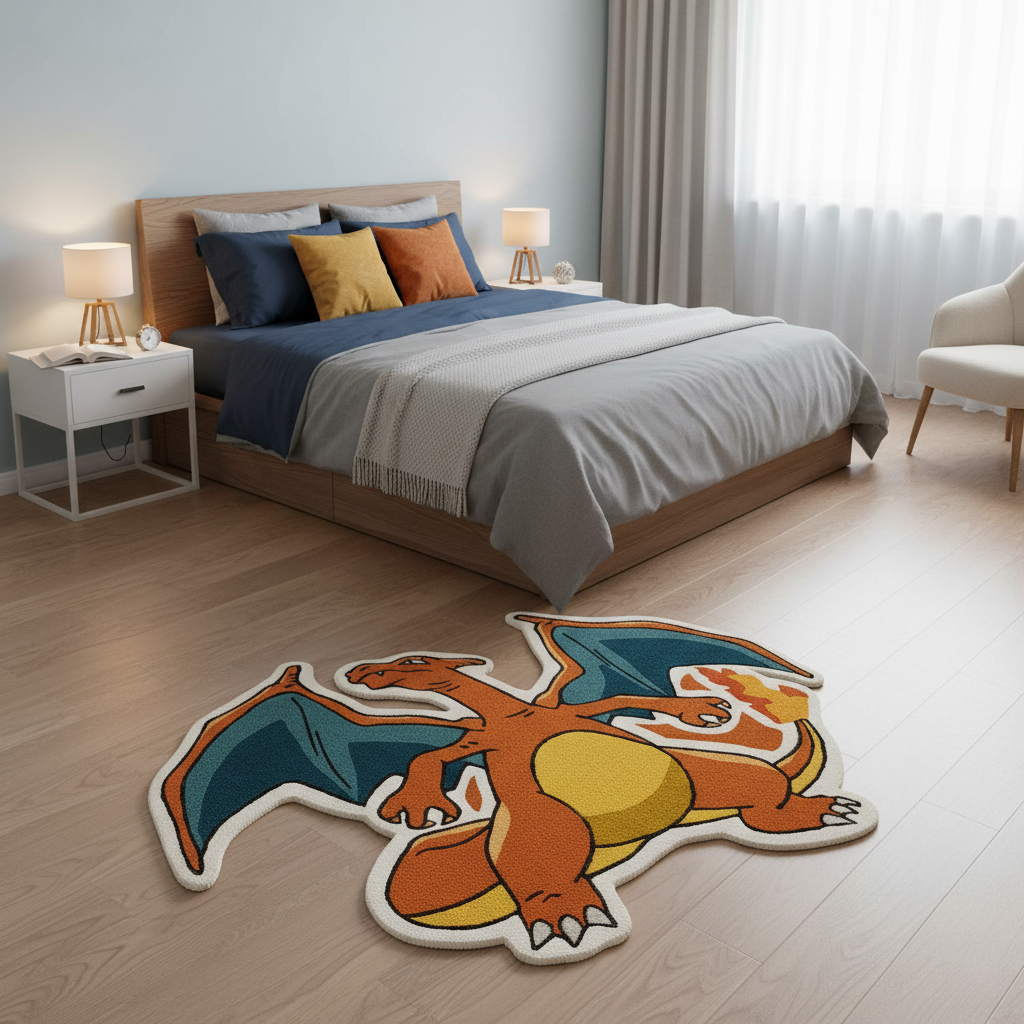 charizard pokemon card rug Charizard Pokémon Rug – Just Rugs