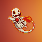 Charmander Skeleton Pokemon Rug