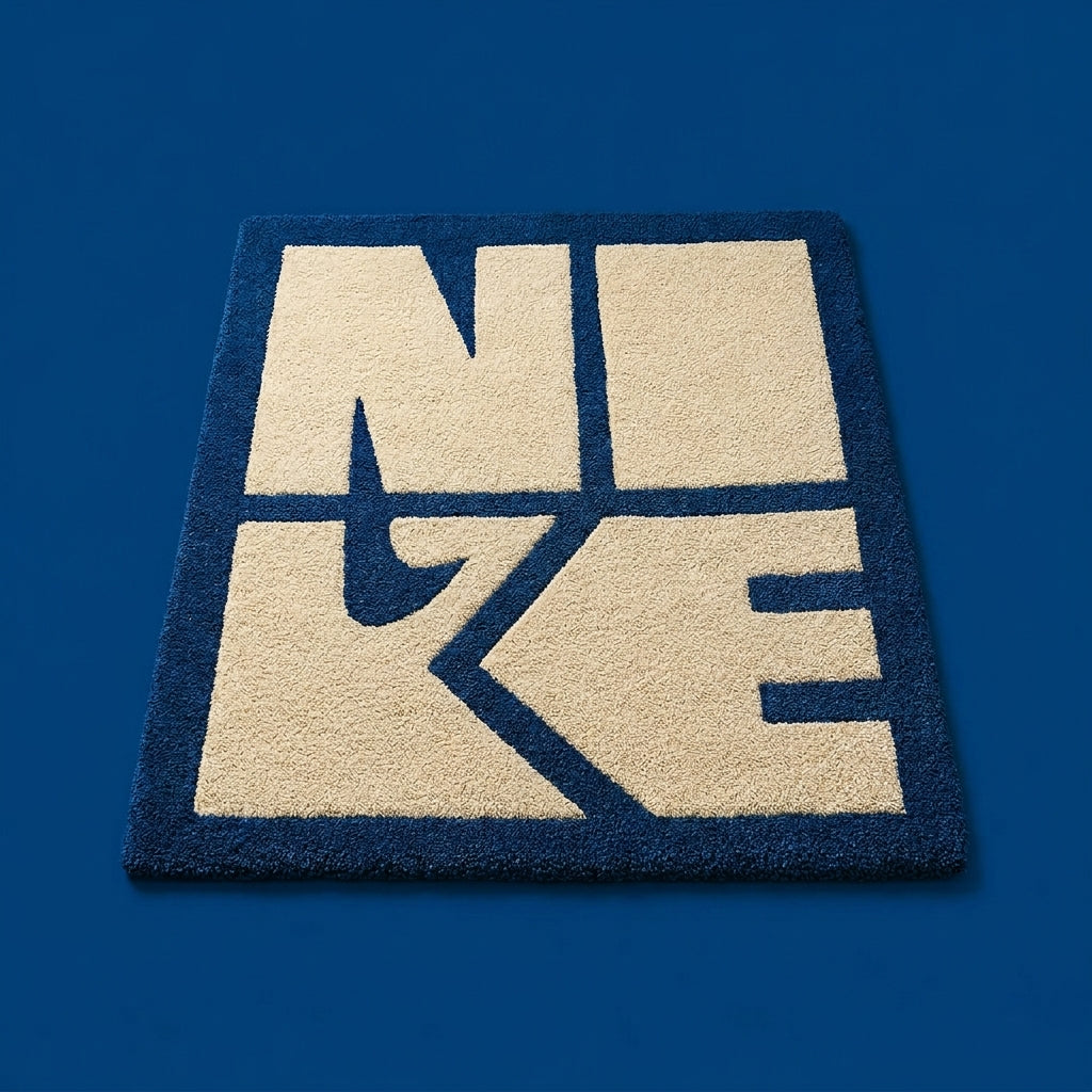 Blue and White  Rug