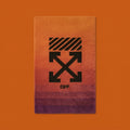 Off-White Inspired Arrow Rug – Orange Gradient Streetwear Tufted Rug