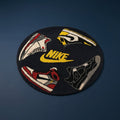 Nike Inspired Sneaker Collage Rug – Streetwear Round Hype Tufted Rug