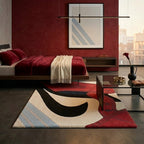 Air Jordan Chicago Sneaker Rug – Red White Nike Swoosh Tufted Rug