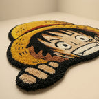 Luffy Peeking Hand-Tufted Rug