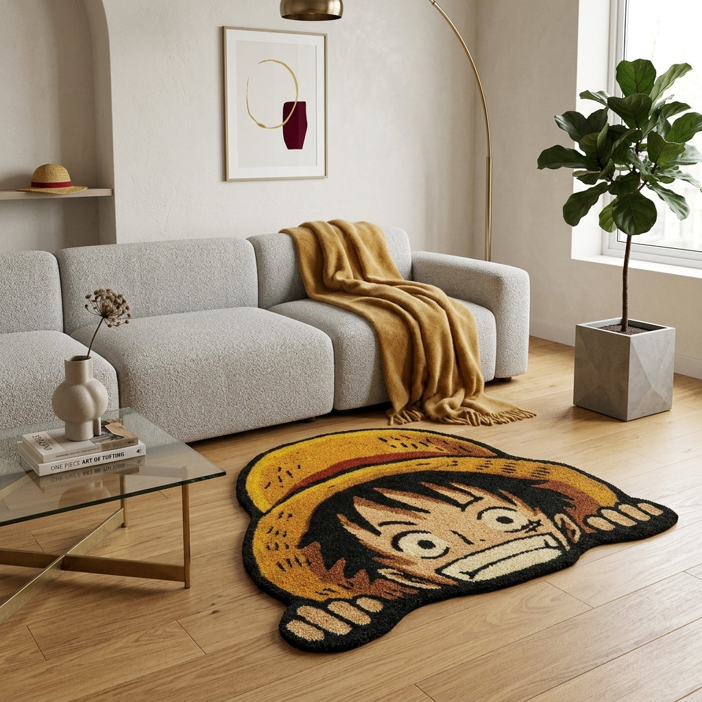 Luffy Peeking Hand-Tufted Rug – Just Rugs