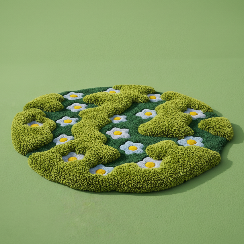 Mini Moss Ripple Rug