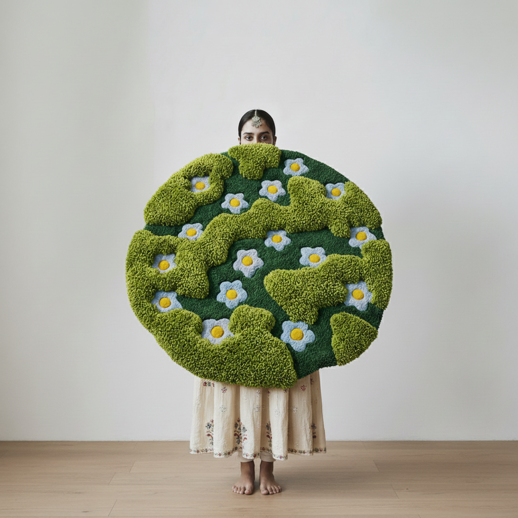 Mini Moss Ripple Rug