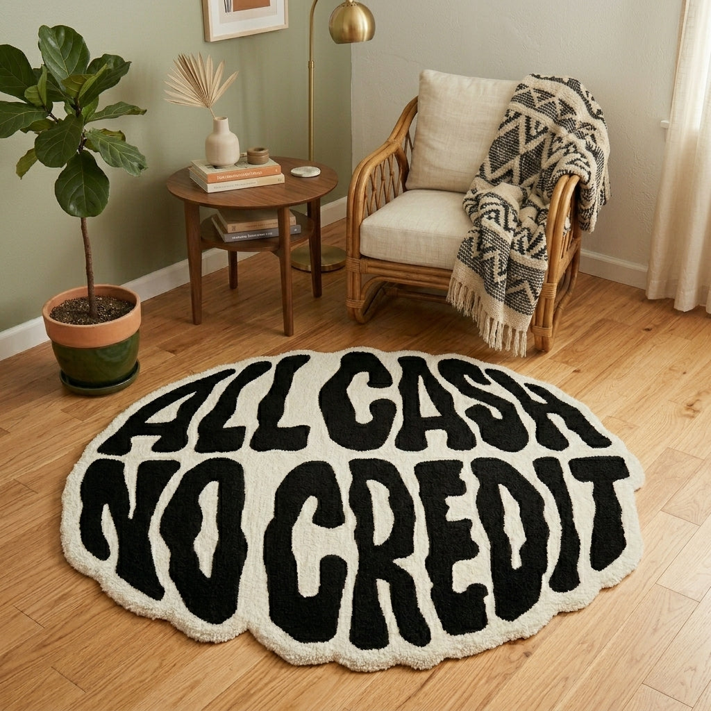 All Cash No Credit Rug
