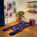 Wild Tiger Tufted Rug | Animal Shape Hand-Tufted Wool Rug