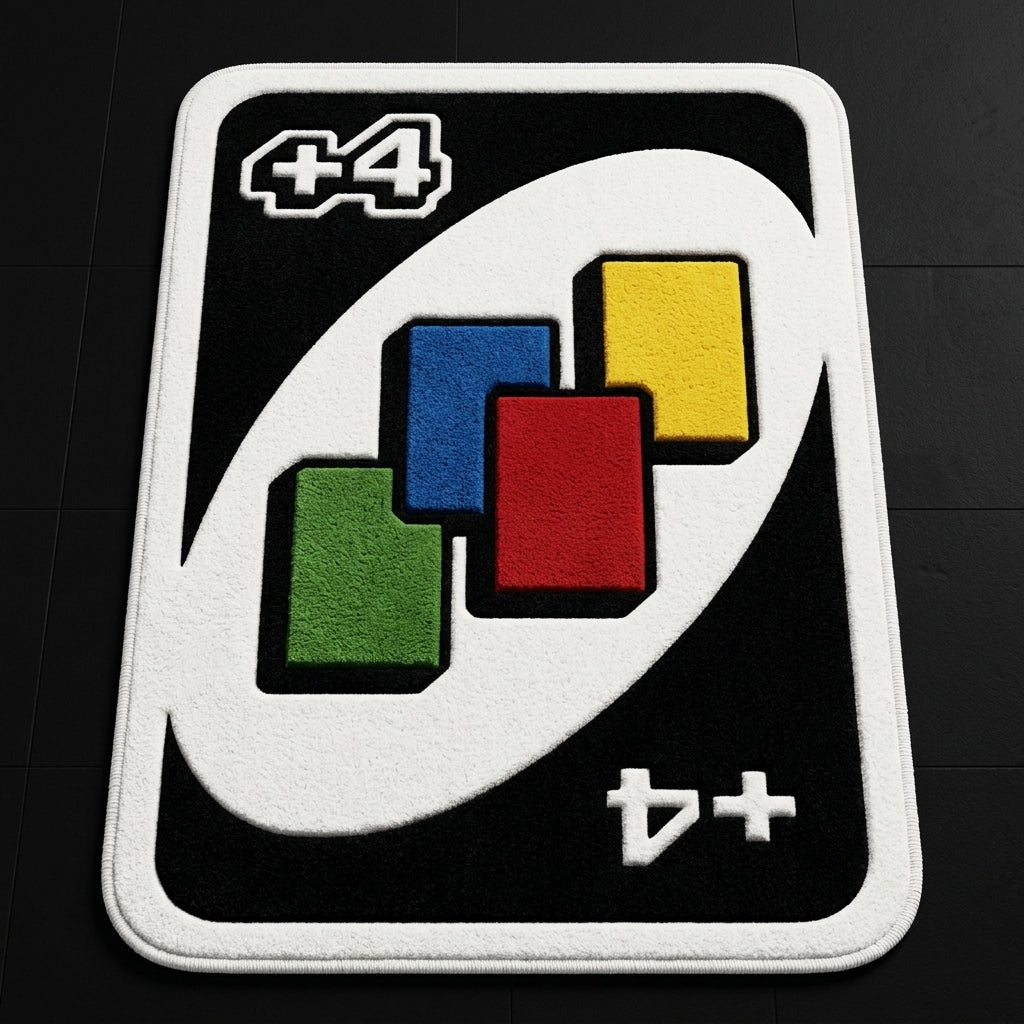 UNO +4 Wild Card Rug