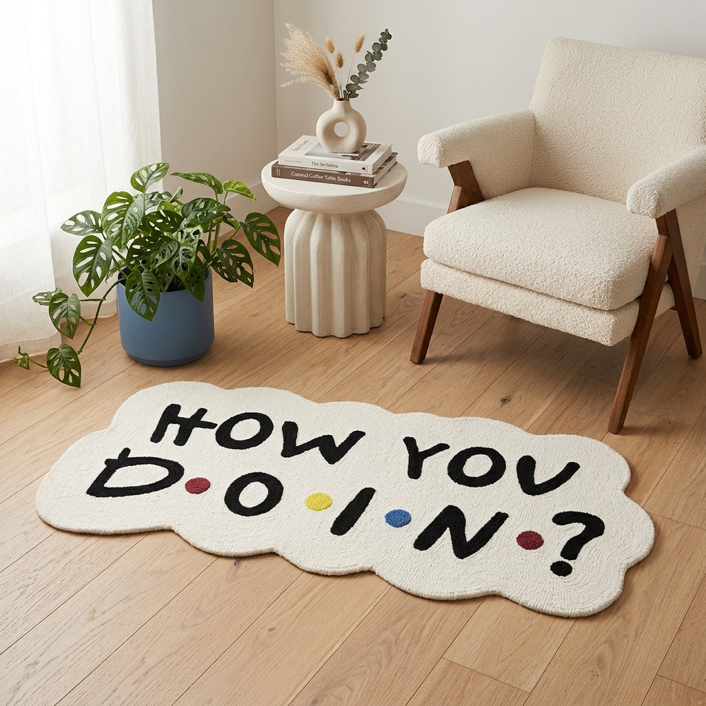 How You Doin’? — Hand-Tufted Accent Rug