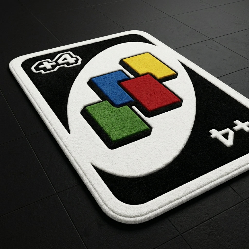 UNO +4 Wild Card Rug
