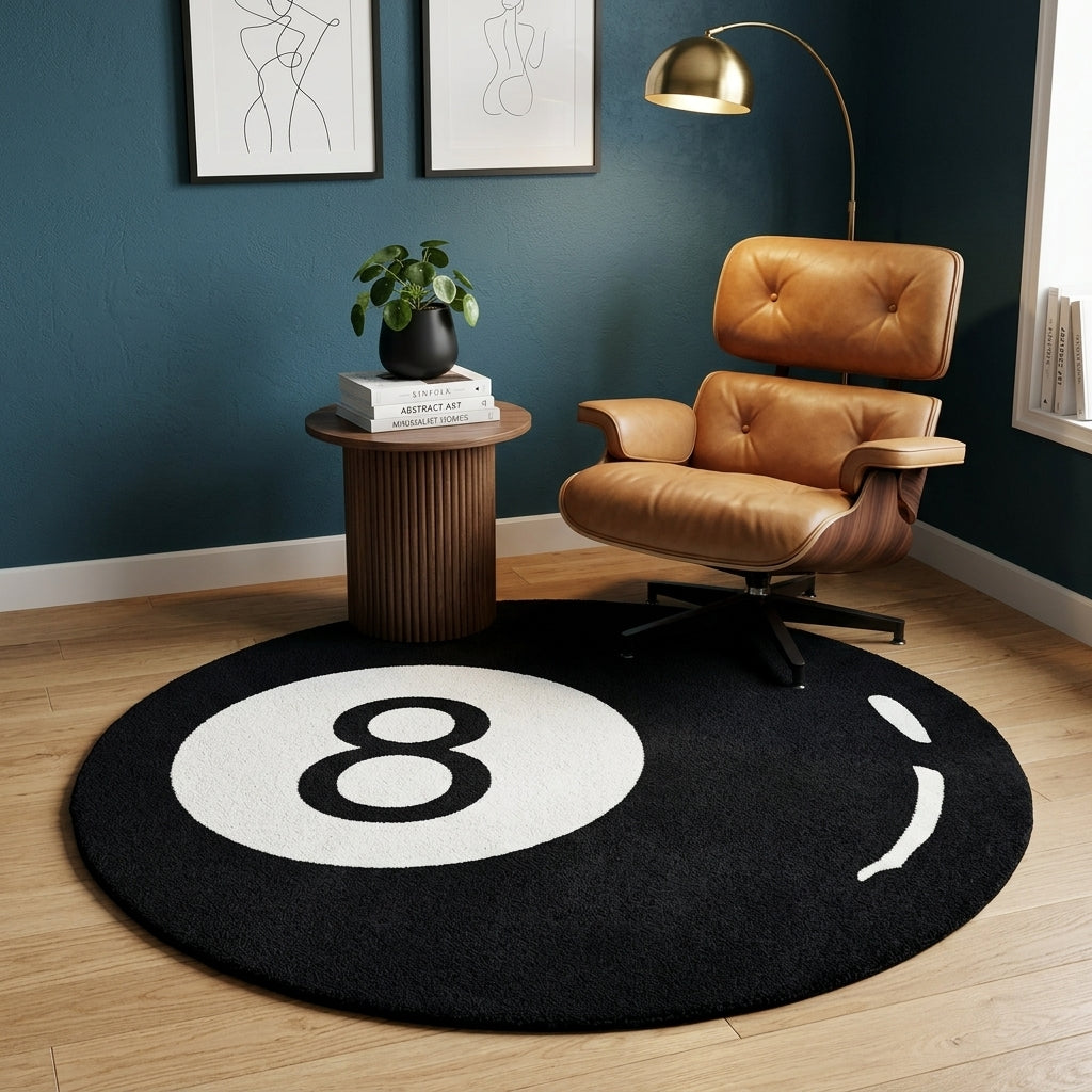 8 Ball Tufted Rug