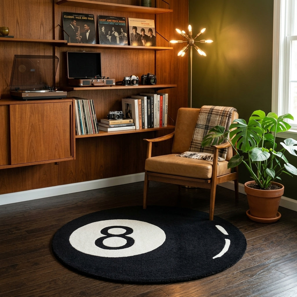 8 Ball Tufted Rug