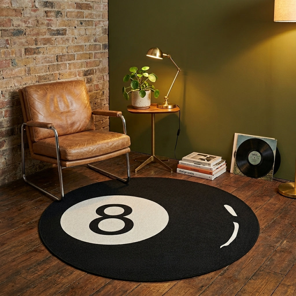 8 Ball Tufted Rug