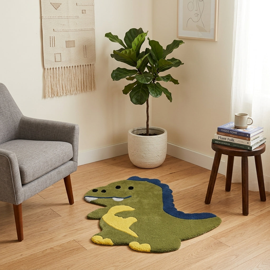 Dino Roar Tufted Rug