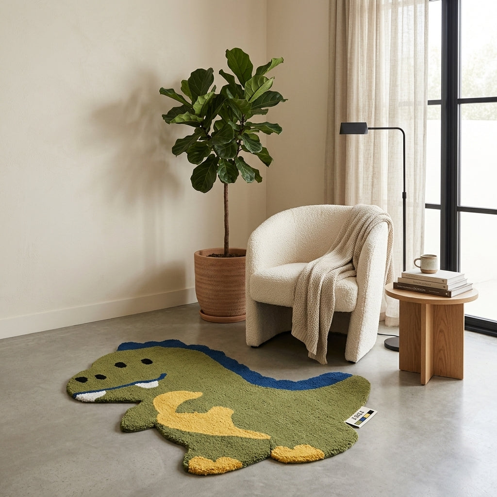 Dino Roar Tufted Rug