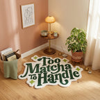 Too Matcha to handle- Aesthetic girls rug